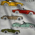 British Classic Cars Tea Towel