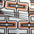 Retro Geometric Tea Towel