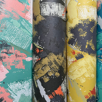 1950s Brushstroke Wallpaper