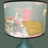 Painterly Abstract Lampshade - duck egg