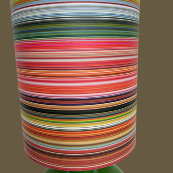 Multi fine striped Lampshade - 30 h x 26 d cm