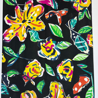 Bright Floral Collage