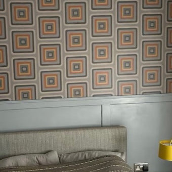 Retro Square  Geometric Wallpaper