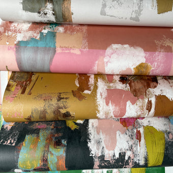 Abstract Painterly Wallpaper