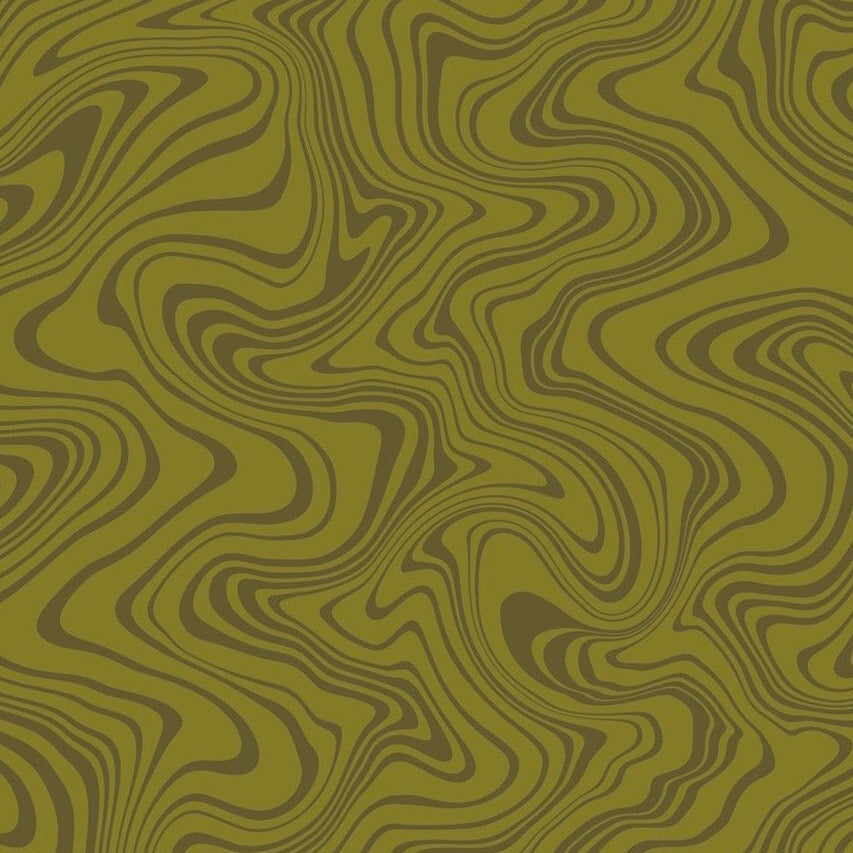 Fluid Wallpaper - Mustard