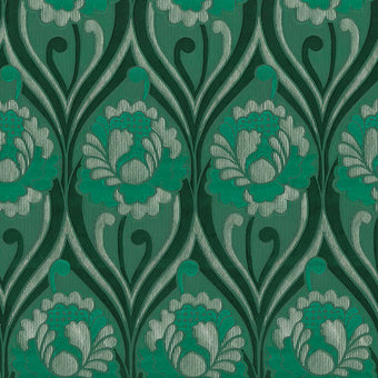 Vintage floral Damask Wallpaper