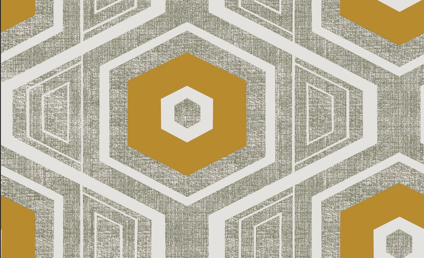 Retro Textured Polygon Wallpaper