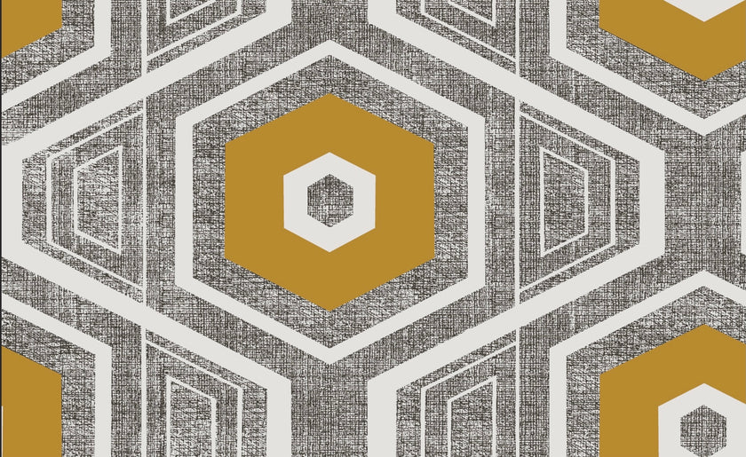 Retro Textured Polygon Wallpaper