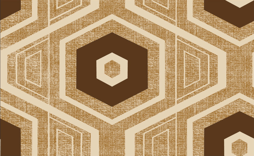Retro Textured Polygon Wallpaper