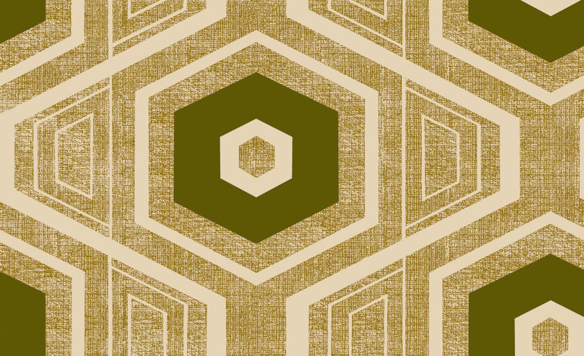 Retro Textured Polygon Wallpaper