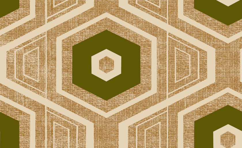 Retro Textured Polygon Wallpaper