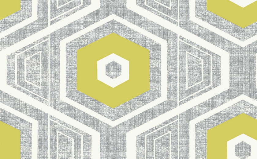 Retro Textured Polygon Wallpaper