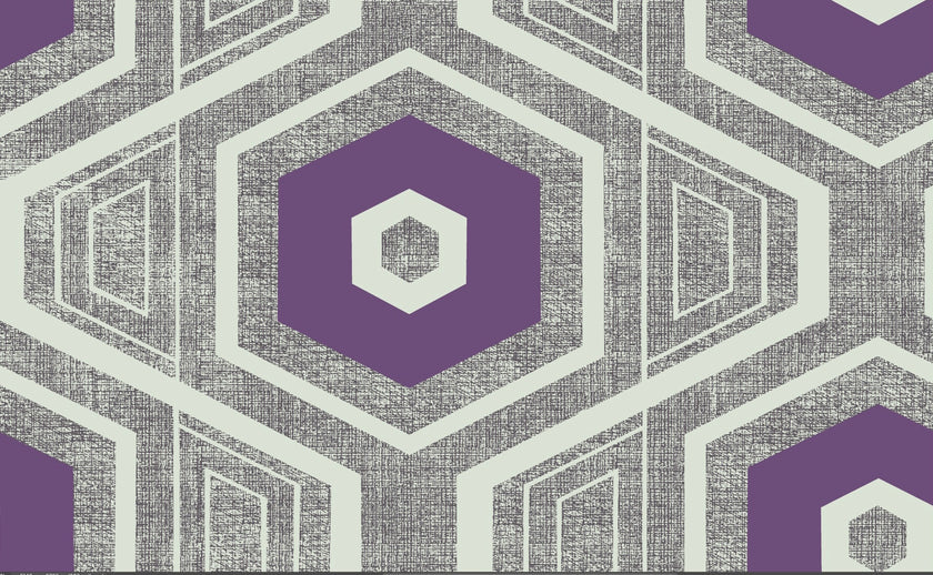 Retro Textured Polygon Wallpaper