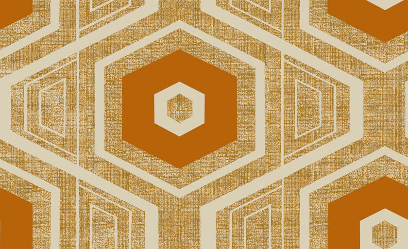 Retro Textured Polygon Wallpaper