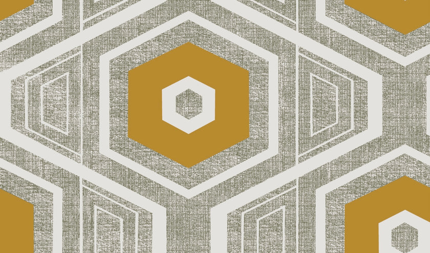 Retro Textured Polygon Wallpaper