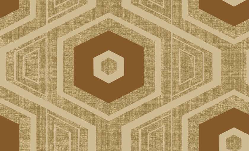 Retro Textured Polygon Wallpaper