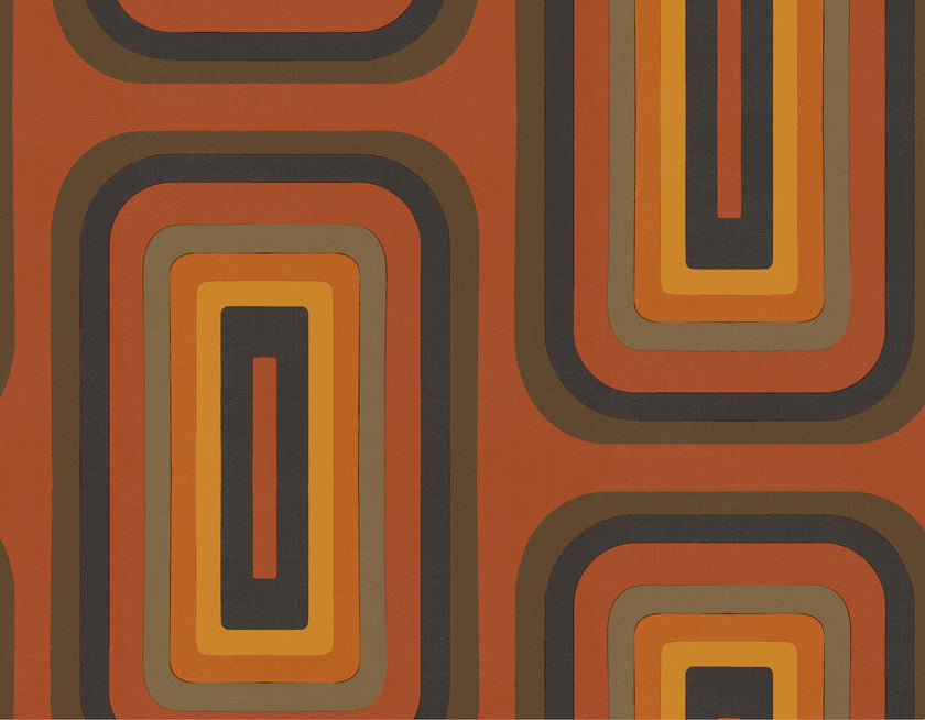 Retro Oblong Geometric wallpaper