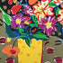 Yellow Spotted Vase Painting