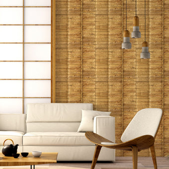 Raffia Stripe effect Wallpaper