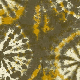 Tie Dye Circle Wallpaper - Dark Khaki