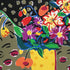Yellow Spotted Vase Painting