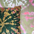 Tie Dye Circle  Velvet Cushion - Ochre