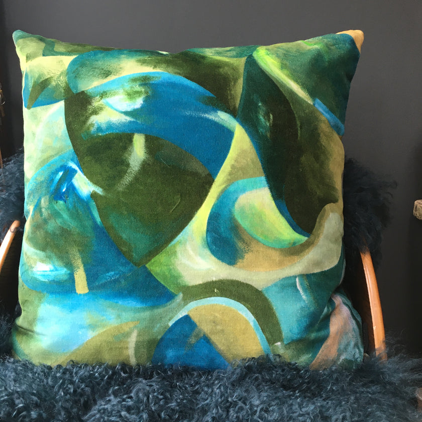 Strata Velvet Cushion