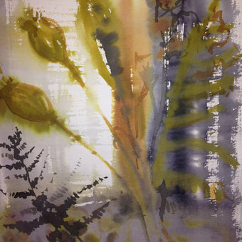 Fern Watercolour Painting