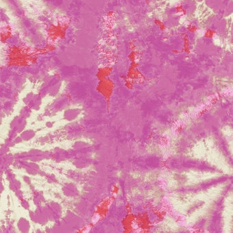 Tie Dye Circle Wallpaper - Cerise