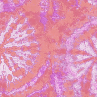 Tie Dye Circle Wallpaper - Pink