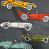 British Classic Cars Tea Towel