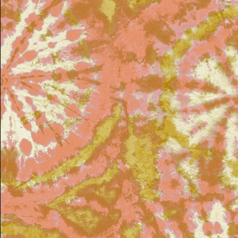 Tie Dye Circle Wallpaper - Peach