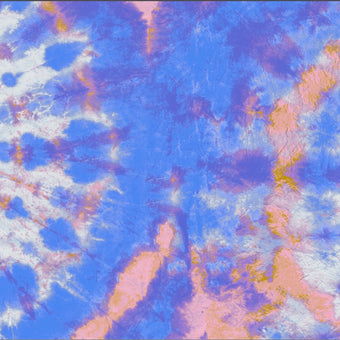 Tie Dye Circle Wallpaper - Cobalt