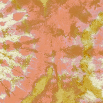 Tie Dye Circle Wallpaper - Peach