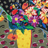 Yellow Spotted Vase Painting