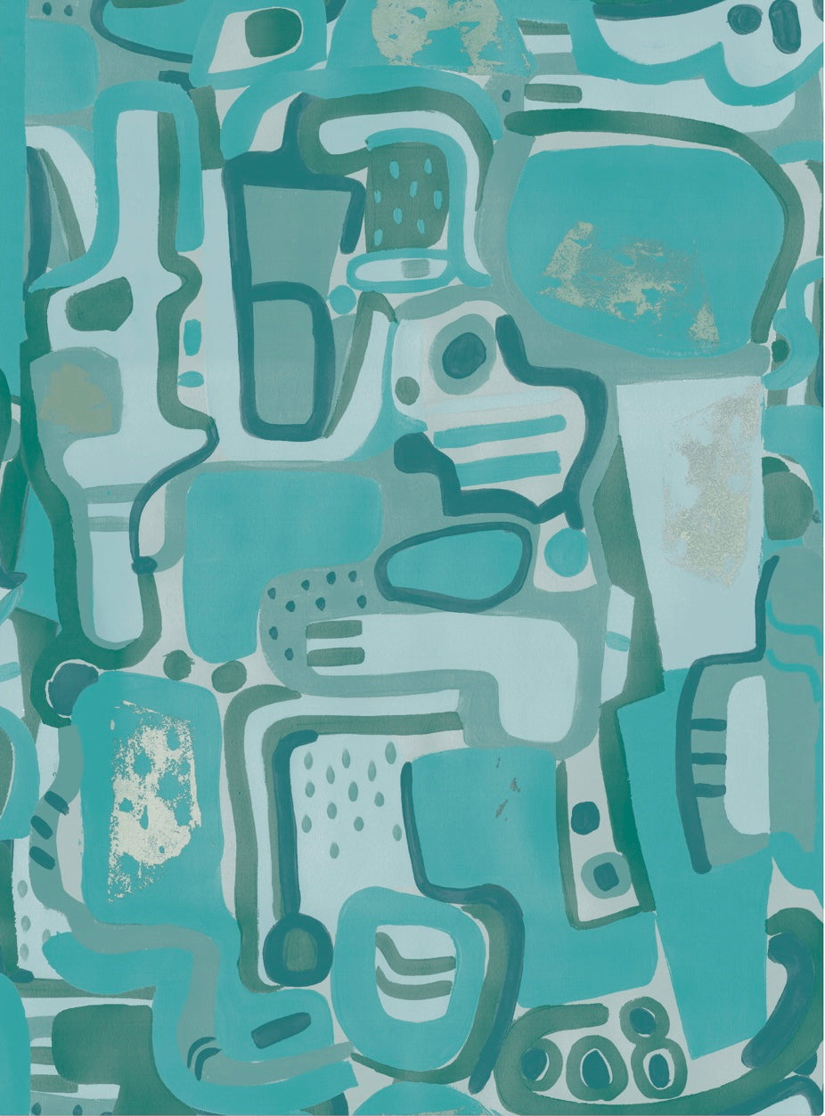 Cubist Jigsaw Wallpaper