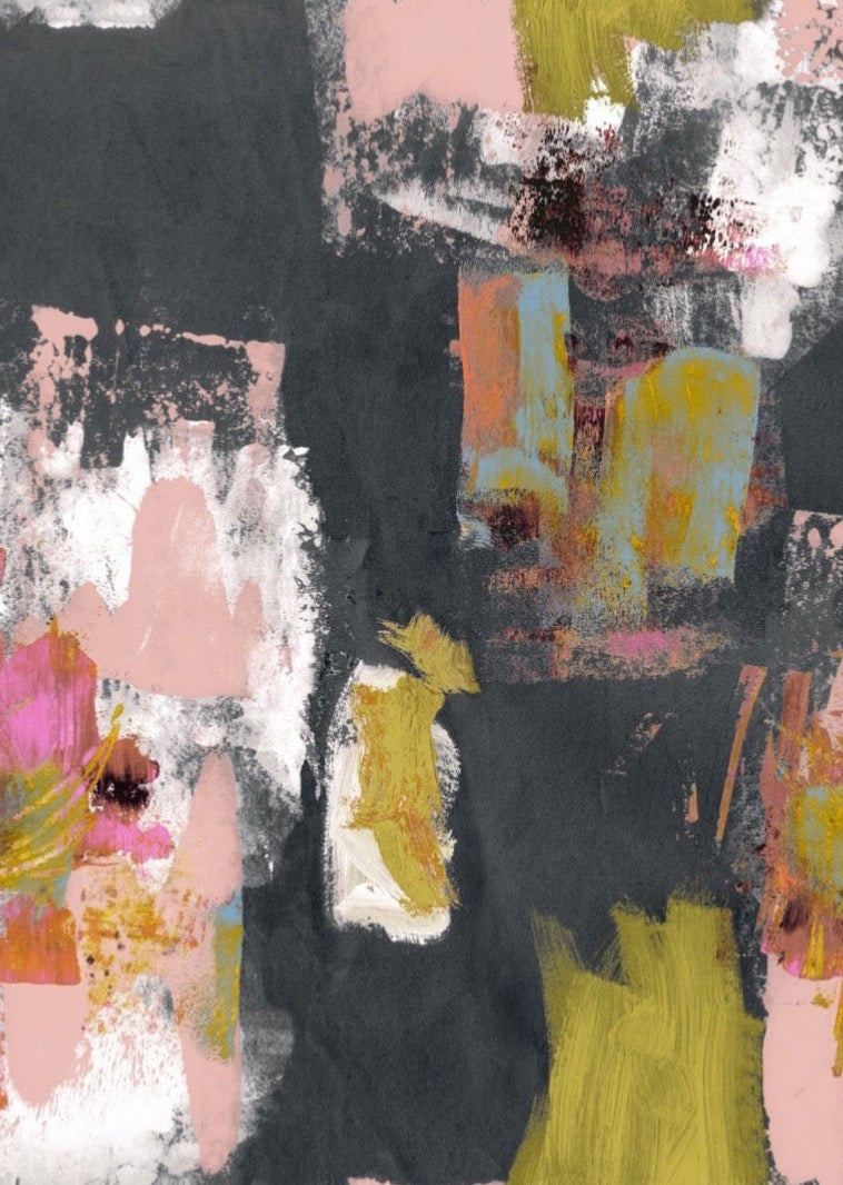 Abstract Painterly Wallpaper