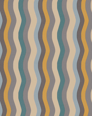 Wavy Stripe Wallpaper