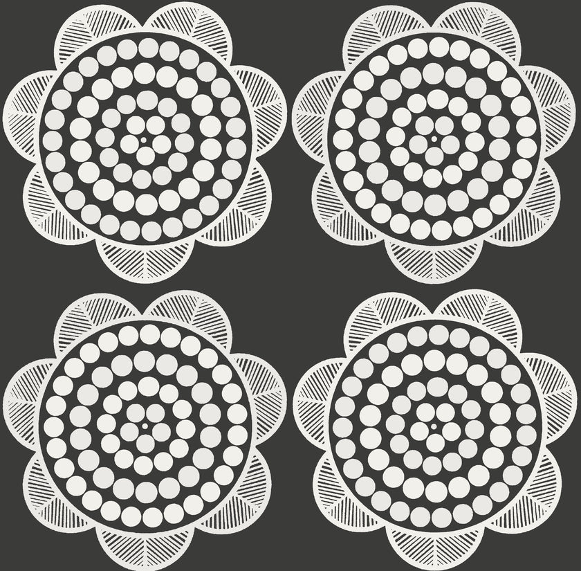 Retro Daisy Wallpaper