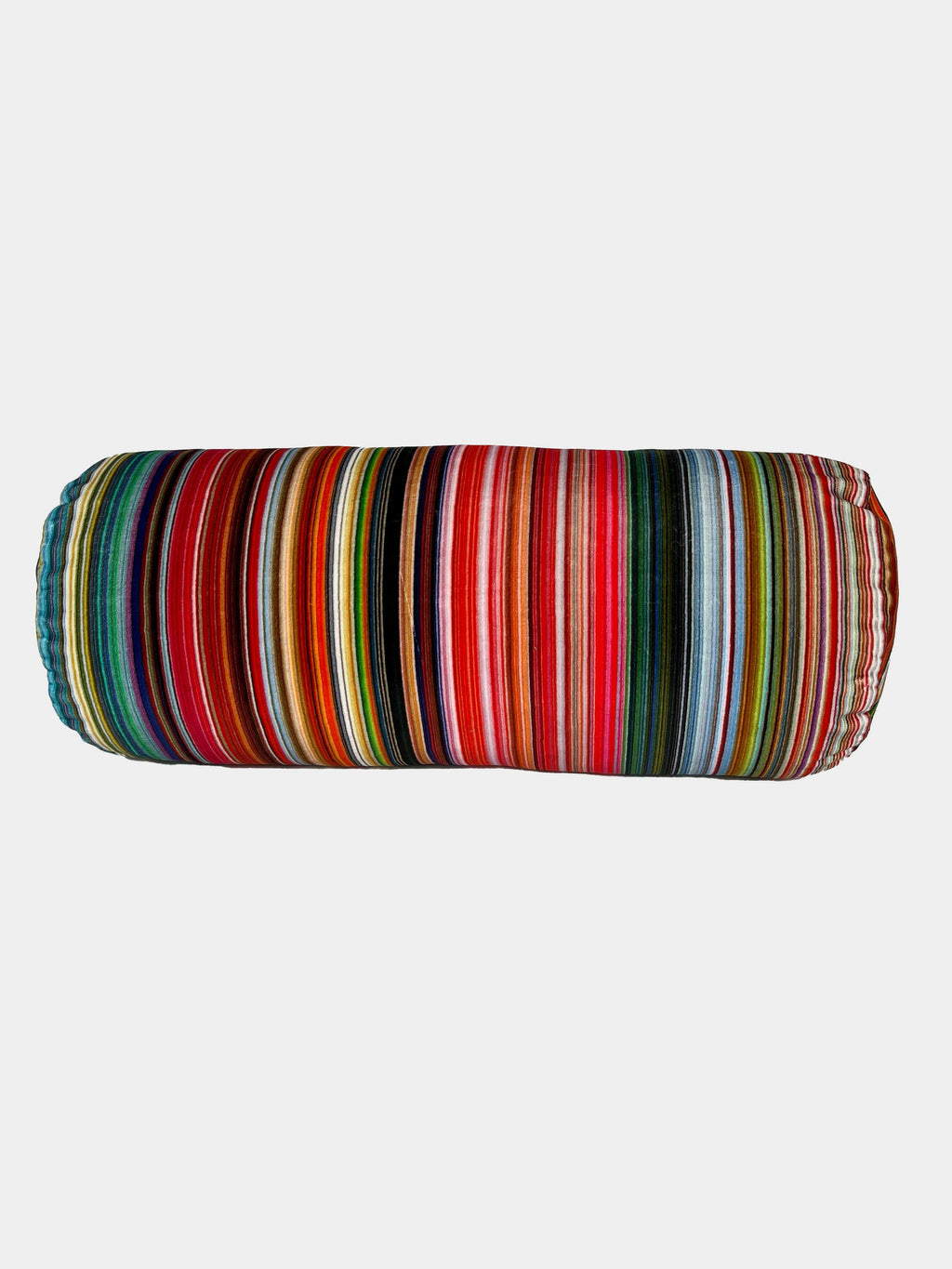 Fine Stripe Velvet bolster Cushion