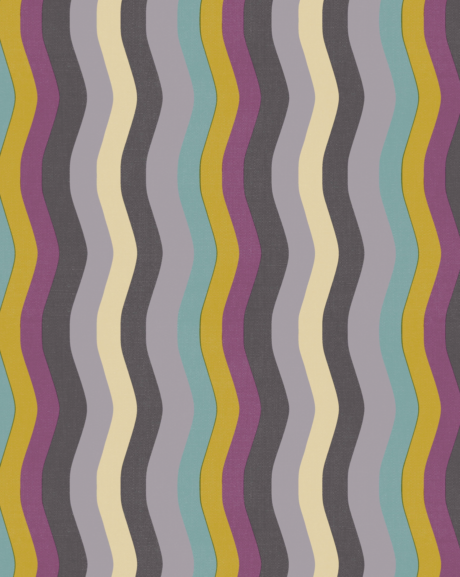Wavy Stripe Wallpaper