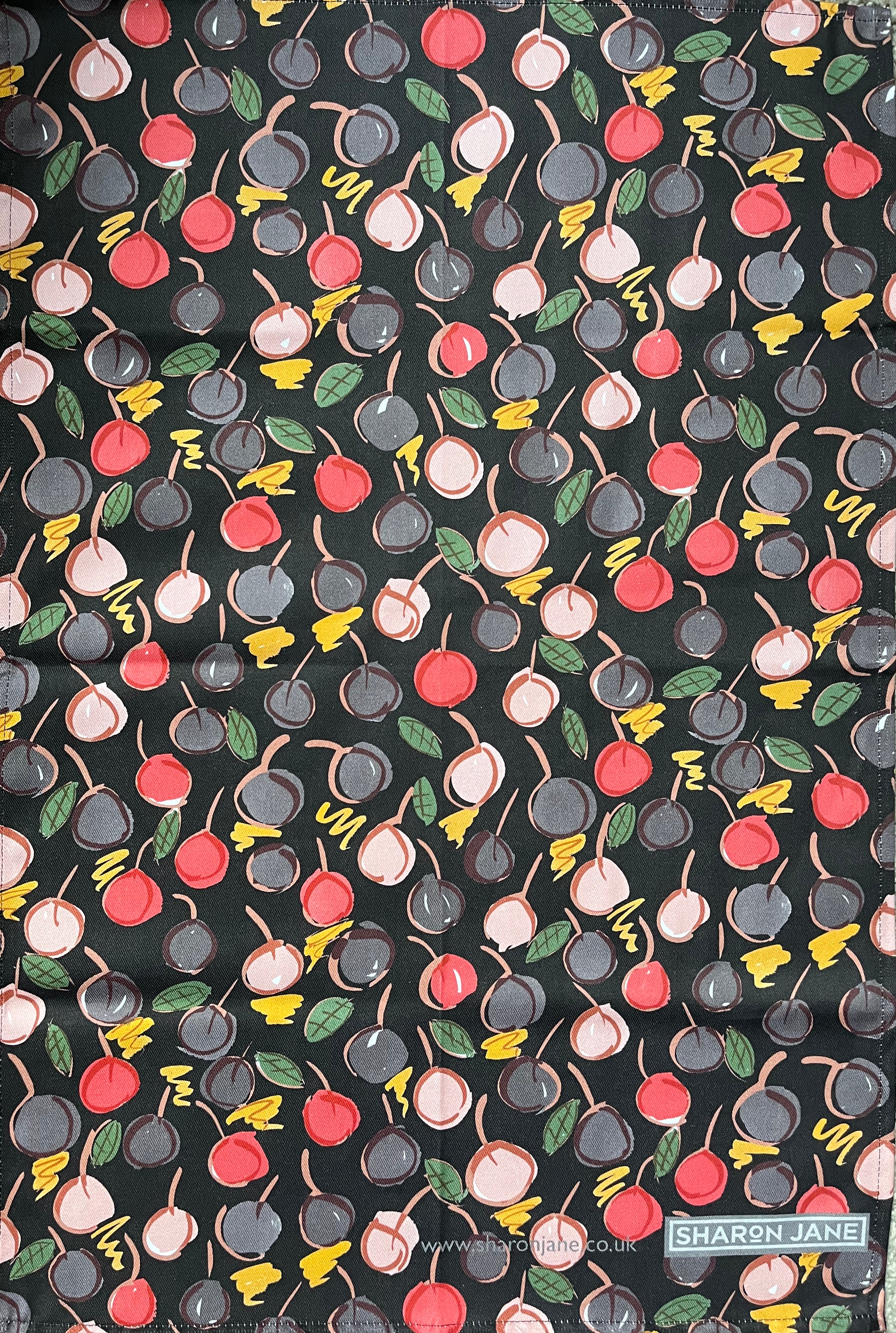 Cherries Tea Towel