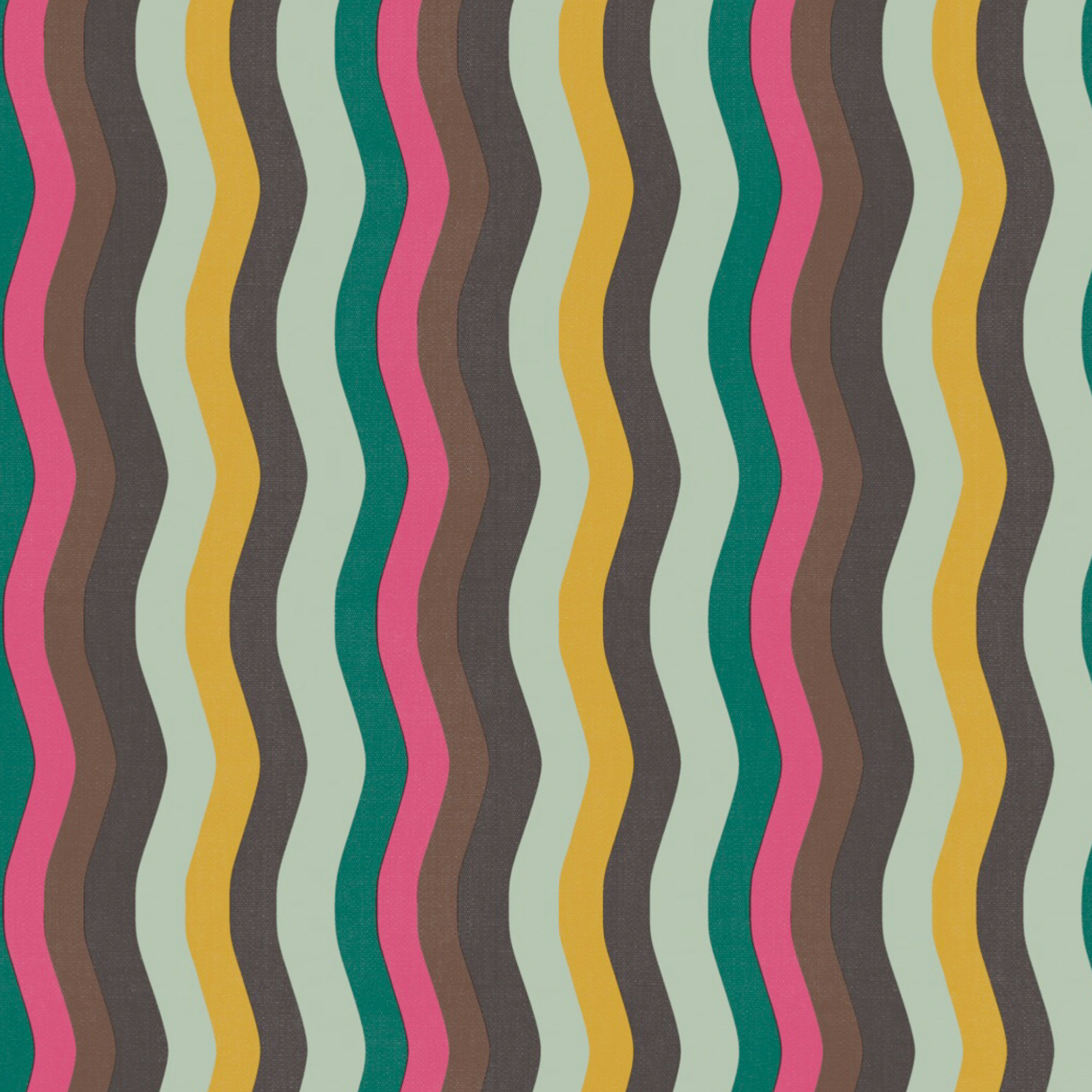 Wavy Stripe Wallpaper