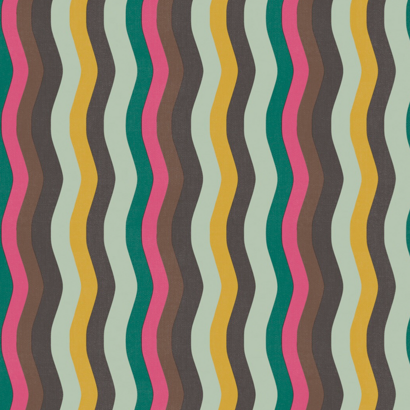 Wavy Stripe Wallpaper