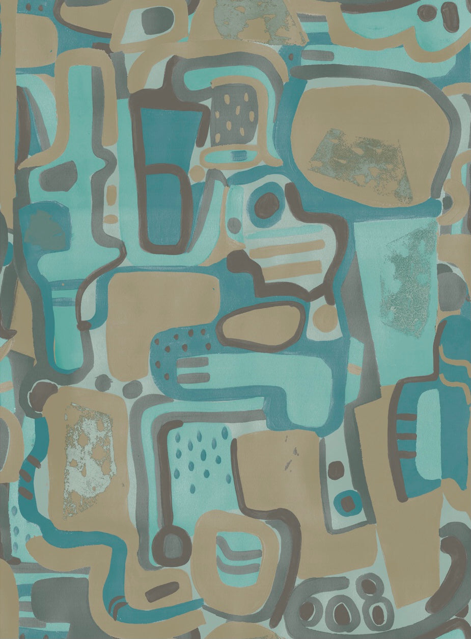 Cubist Jigsaw Wallpaper