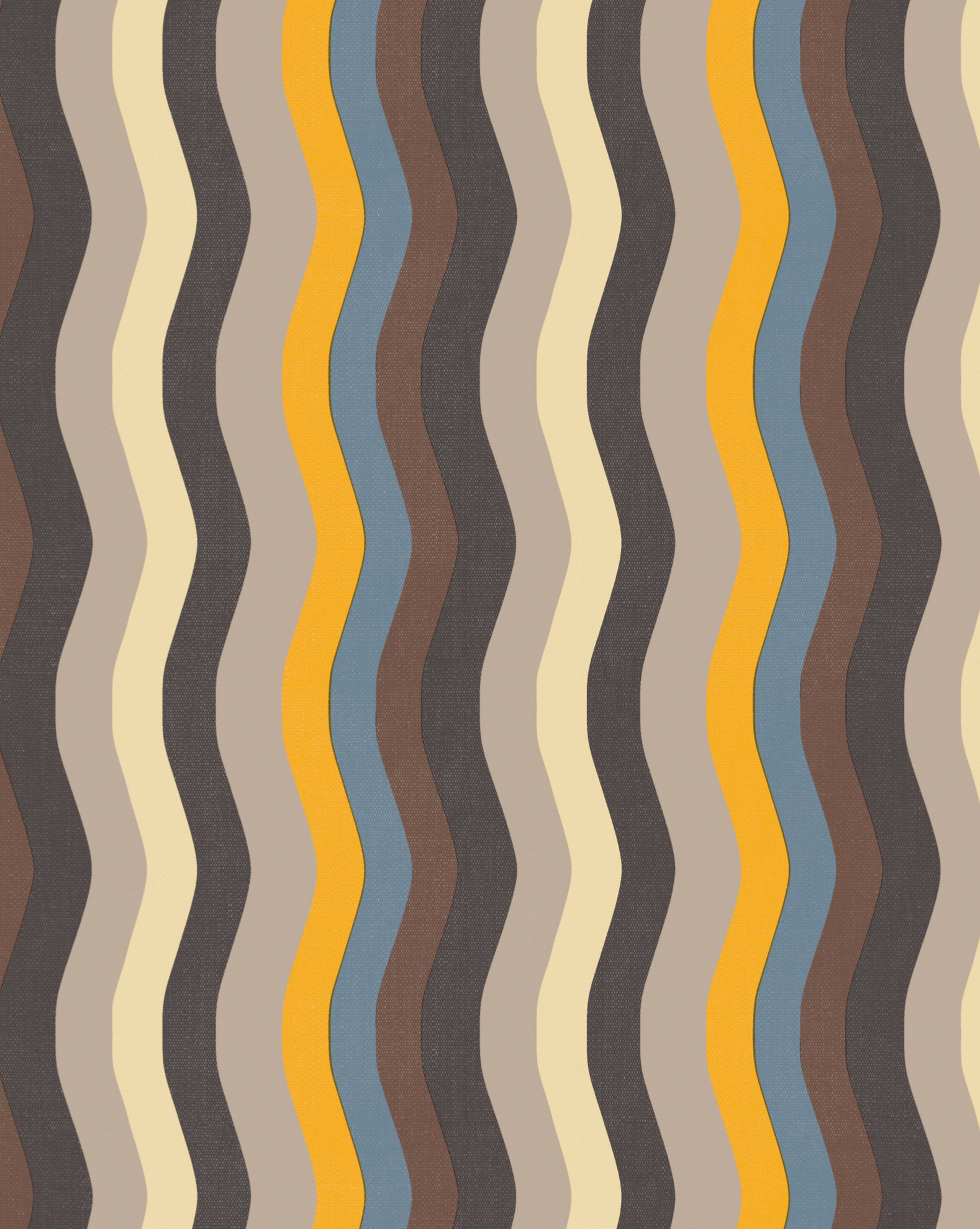 Wavy Stripe Wallpaper