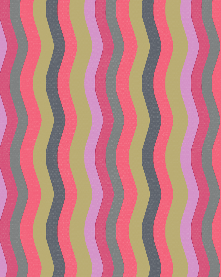 Wavy Stripe Wallpaper