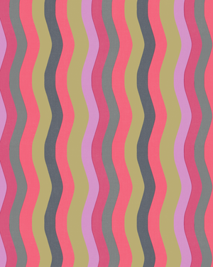 Wavy Stripe Wallpaper