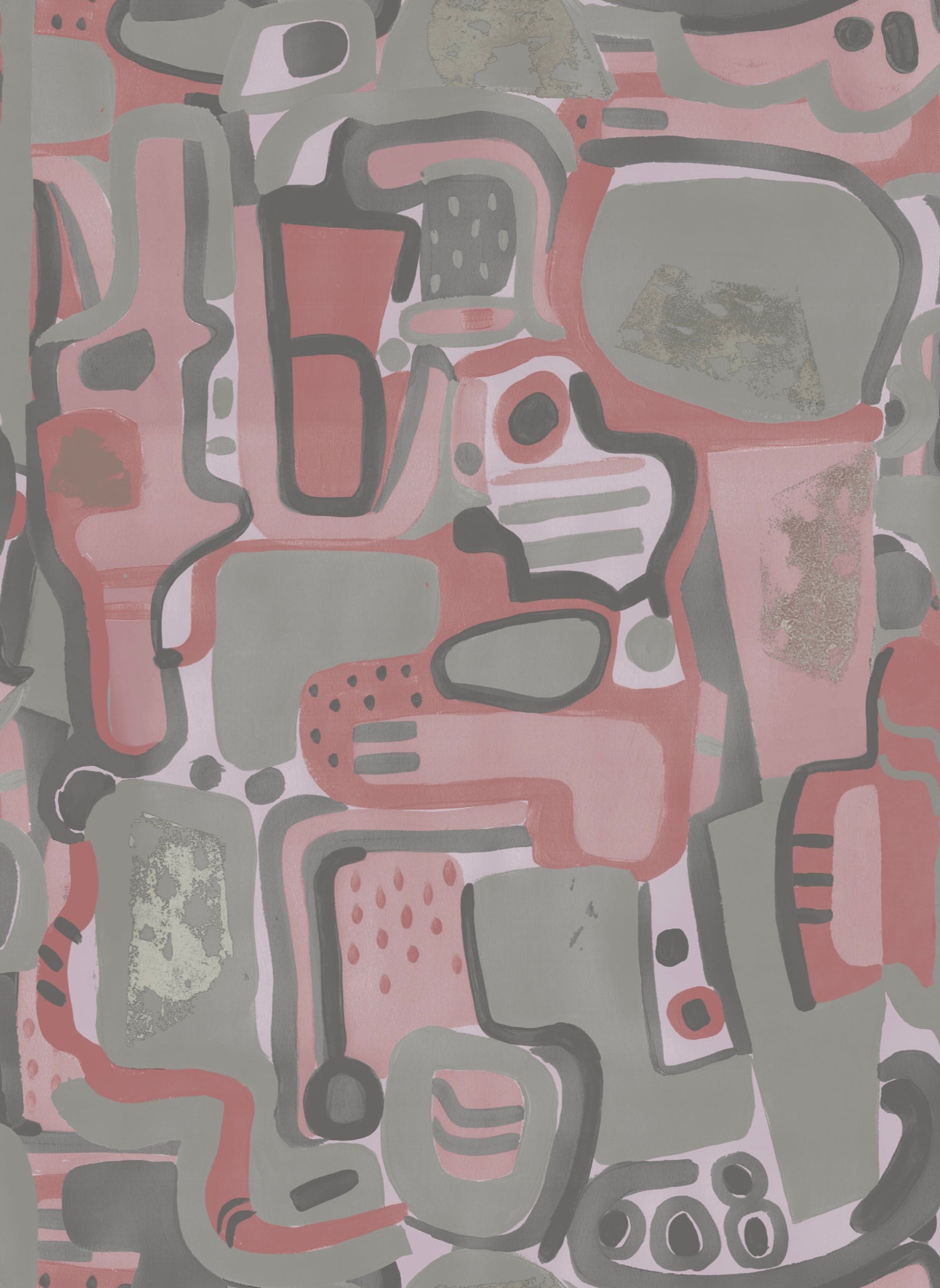 Cubist Jigsaw Wallpaper
