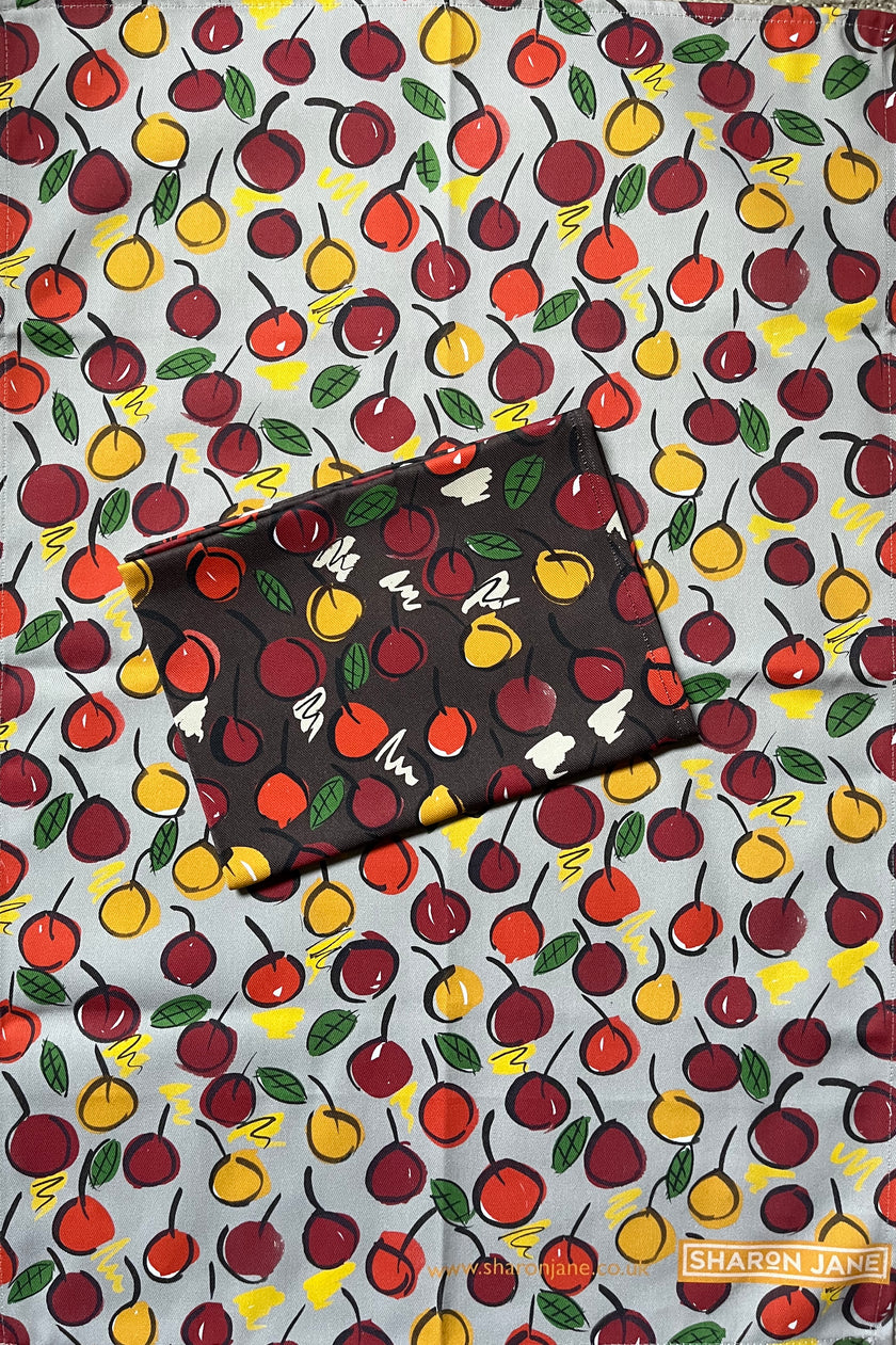 Cherries Tea Towel